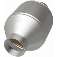 Load image into Gallery viewer, MagnaFlow Conv Univ 2.25in Inlet/Outlet Center/Center Round 3in Body L x 5in W x 8.75in Overall L - 51655