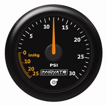 Load image into Gallery viewer, Innovate MTX Analog 30 PSI Vacuum/Boost Gauge Kit - Black Faceplate - 3908