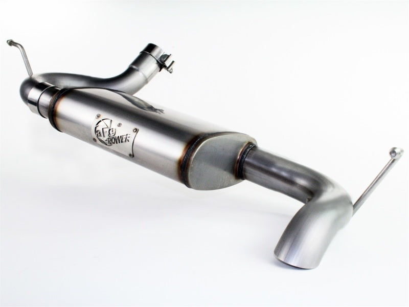 aFe MACHForce XP 07-17 Jeep Wrangler V6-3.6/3.8L 409 SS 2.5in Axle-Back Exhaust - 49-46219