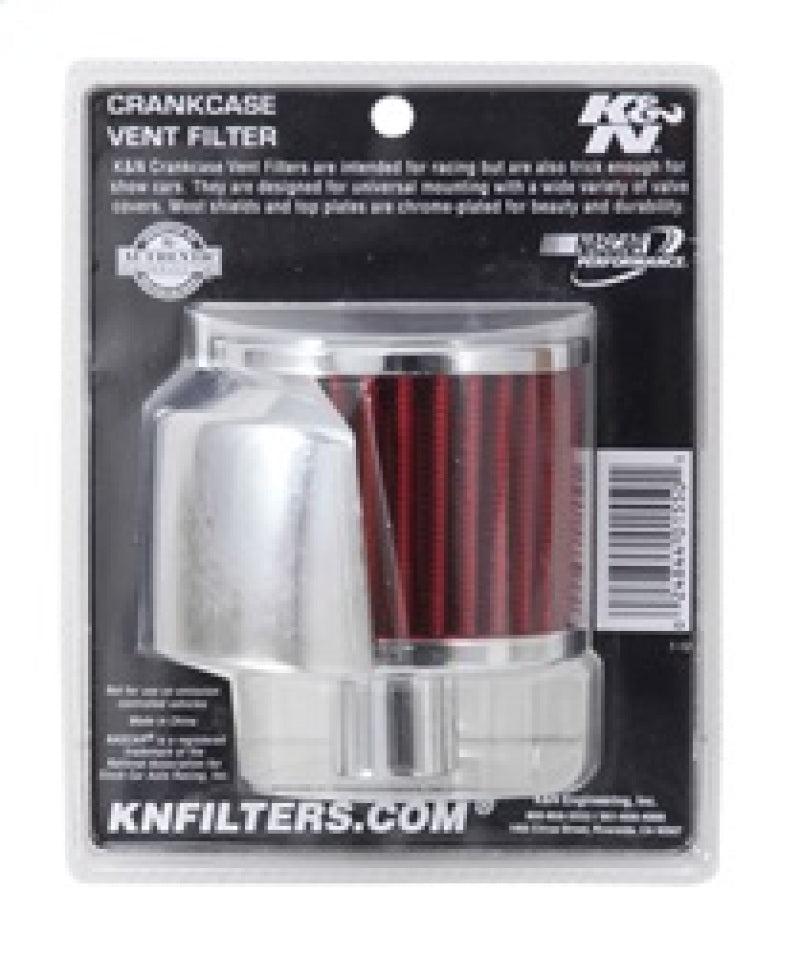 K&N 1.00in Flange ID x 3in OD x 2.5in Height Vent Filter - 62-1520
