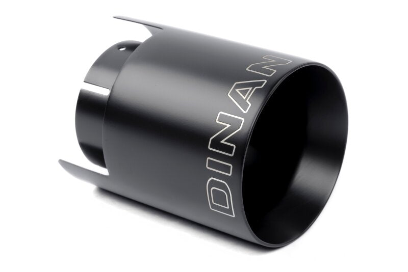 Dinan Double-Walled 4.5in Clamp-On Exhaust Tip - Black - 4.5in Outlet / 3.25in Inlet - D663-0644-BOX