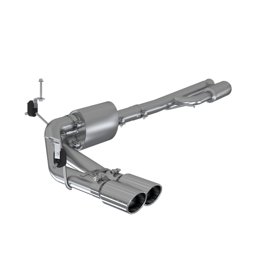 MBRP 2019+ Chevrolet Silverado 1500 4.5L/5.3L Pre-Axle Dual Side Exit w/ 4in OD Tip - AL - S5092AL