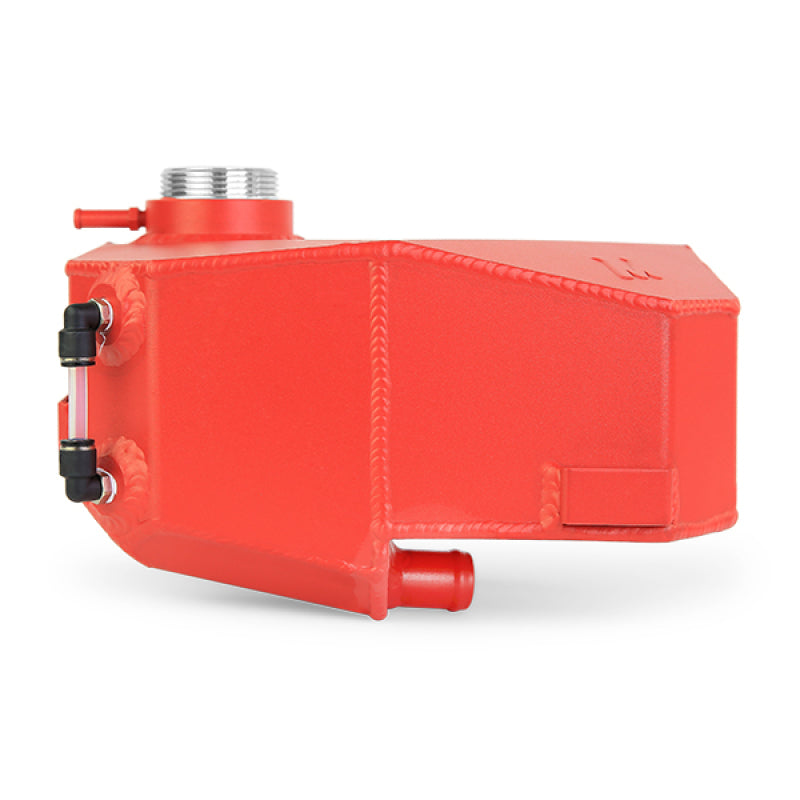 Mishimoto 2013+ Ford Focus ST/2016+ Focus RS Aluminum Expansion Tank - Wrinkle Red - MMRT-RS-16EWRD