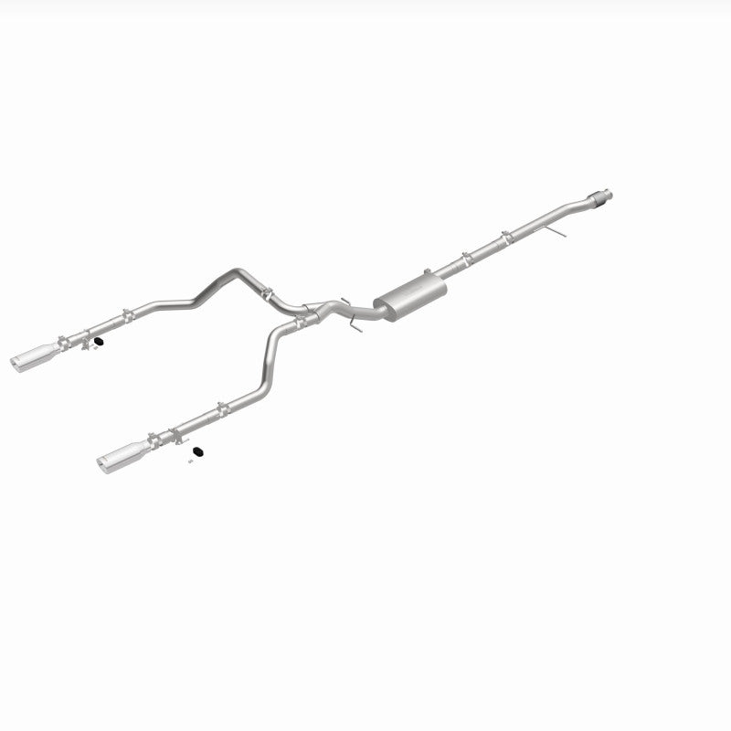 MagnaFlow 2019 Chevy Silverado 1500 V8 5.3L/V6 4.3 Street Series Dual Exit Exhaust w/ Polished Tips - 19471