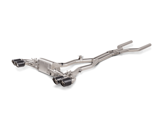 Akrapovic 2021 BMW M8/M8 Competition (F93) Evolution Line Cat Back (Titanium) w/Carbon Tips - S-BM/T/25