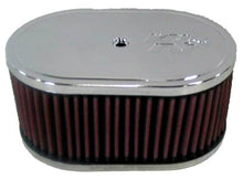 Load image into Gallery viewer, K&amp;N Custom Oval Race Filter L=7inch W=4inch H=3.25inch - 56-1350