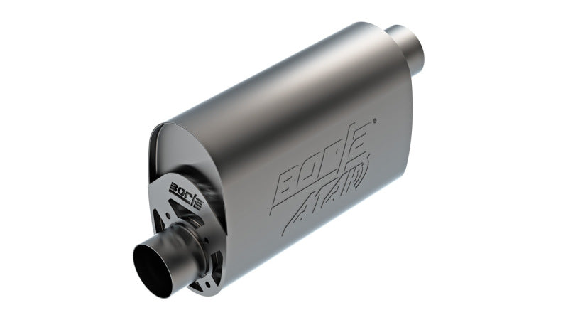 Borla CrateMuffler LS3 3in Offset In/Offset Out 14in x 4.35in x 9.10in Oval Muffler ATAK - 400960