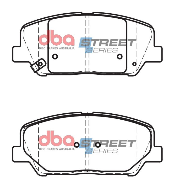 DBA 12-15 Hyundai Veloster Turbocharged Front Street Series Brake Pads - DB2270SS