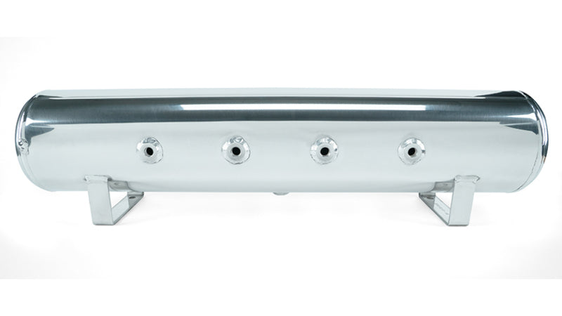 Air Lift 4 Gal. 7-Port Tank w/ Viair 444c Chrome Compressor (Incl. Fittings & Mounting Hardware) - 27803