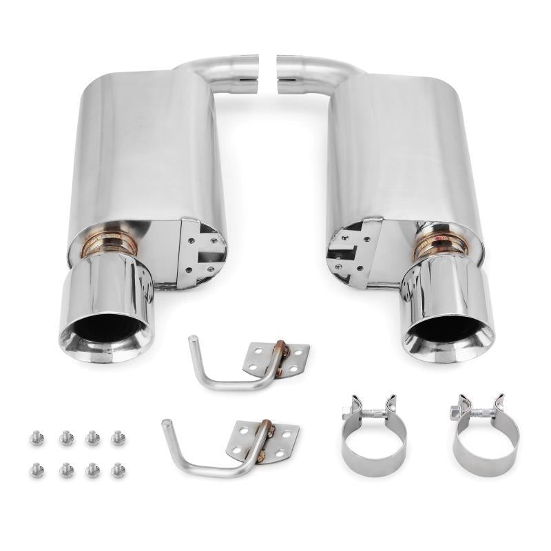 Mishimoto 2015+ Ford Mustang Axleback Exhaust Race w/ Polished Tips - MMEXH-MUS8-15ARP