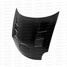 Load image into Gallery viewer, Seibon 03-05 Dodge SRT-4 TS Style Carbon Fiber Hood - HD0305DGNESRT4-TS