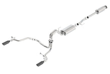 Load image into Gallery viewer, Borla 15-17 Ford F-150 2.7L/ 3.5L EcoBoost/ 5.0L V8 Rear Exit S-Type Catback Exhaust Black Chrome - 140615BC