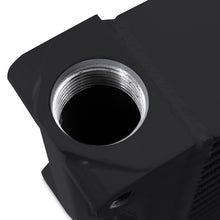 Load image into Gallery viewer, Mishimoto Heavy-Duty Oil Cooler - 17in. Same-Side Outlets - Black - MMOC-SSO-17BK