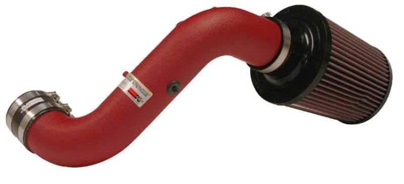 K&N 00-04 Honda Civic Si/Type R Wrinkle Red Typhoon Short Ram Intake - 69-1009TWR