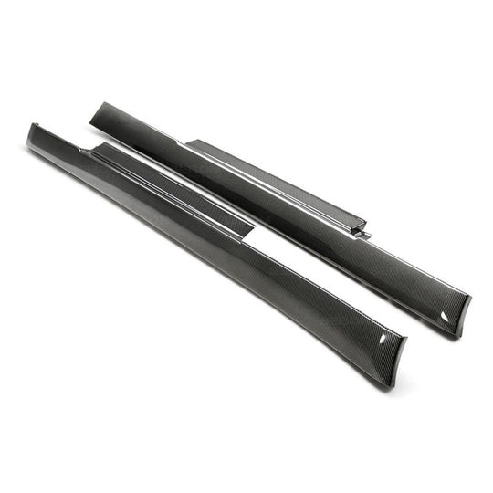Seibon 09-10 Nissan GTR R35 OEM Style Carbon Fiber Side Skirts - SS0910NSGTR-OE