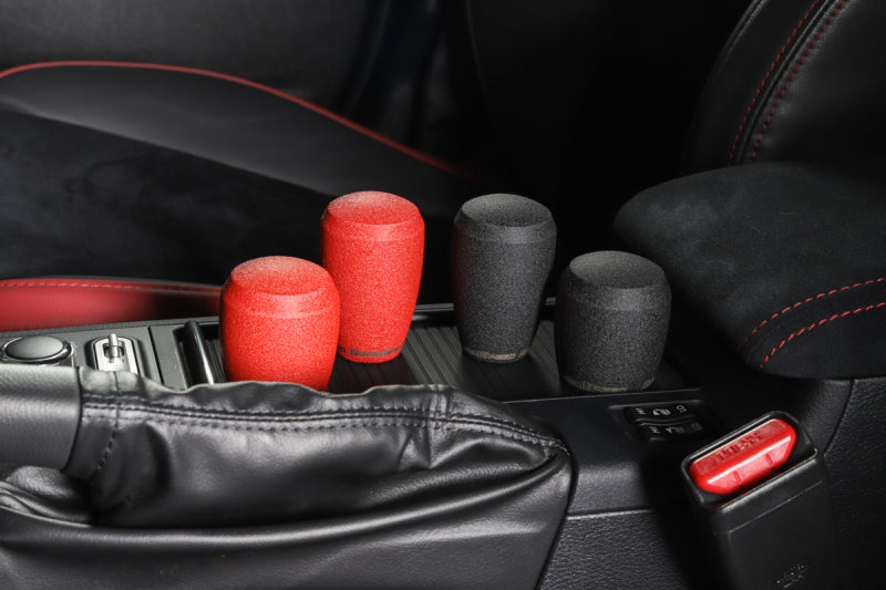 GrimmSpeed Shift Knob Stainless Steel - Subaru 5 Speed and 6 Speed Manual Transmission - Black - 380001