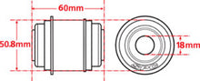 Load image into Gallery viewer, SPC Performance Flex Joint xAxis BUILDER SERIES 18mm ID X 50.8mm OD X 60mm Width - 15648