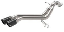 Load image into Gallery viewer, aFe Takeda 13-17 Hyundai Veloster L4-1.6L 2-1/2in 304 SS Axle-Back Exhaust w/ Carbon Fiber Tips - 49-37019-C