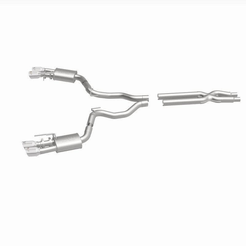 MagnaFlow SYS Cat-Back 2018 Ford Mustang GT 5.0L Competition Dual Exit Polished 4in Tips - 19368