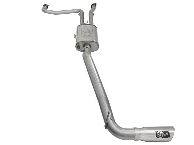 aFe MACH Force-Xp 2-1/2in Cat-Back Exhaust System w/ Polished Tip 16-17 Nissan Titan XD V8 5.6L - 49-46125-P