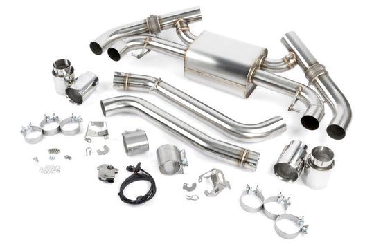 Dinan 23-26 BMW M240i/M240i xDrive (G42) Valved Axleback Exhaust System - Polished Tips - D660-0098