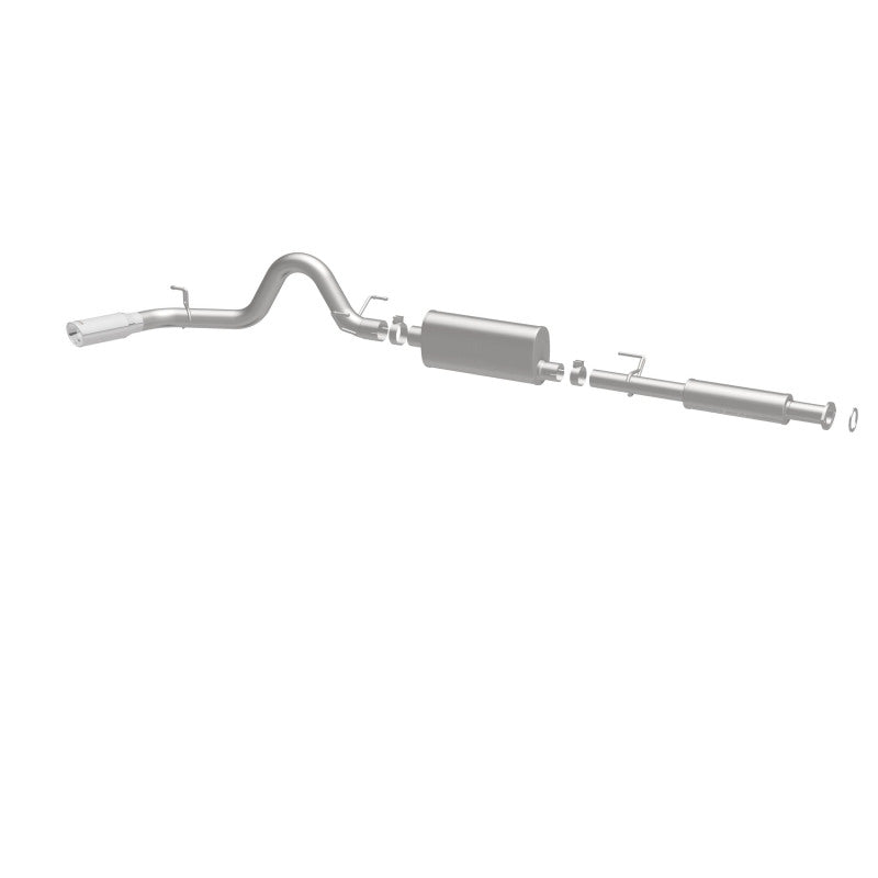 MagnaFlow Cat-Back 2016 Toyota Tacoma TRD 3.5L V6 SS 3in Single Pass Side Exit Rear 4in Tip - 19293