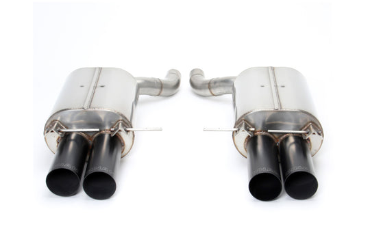 Dinan 06-10 BMW M5 (E60) Free Flow Axleback Exhaust System - Black Tips - D660-0009A-BLK