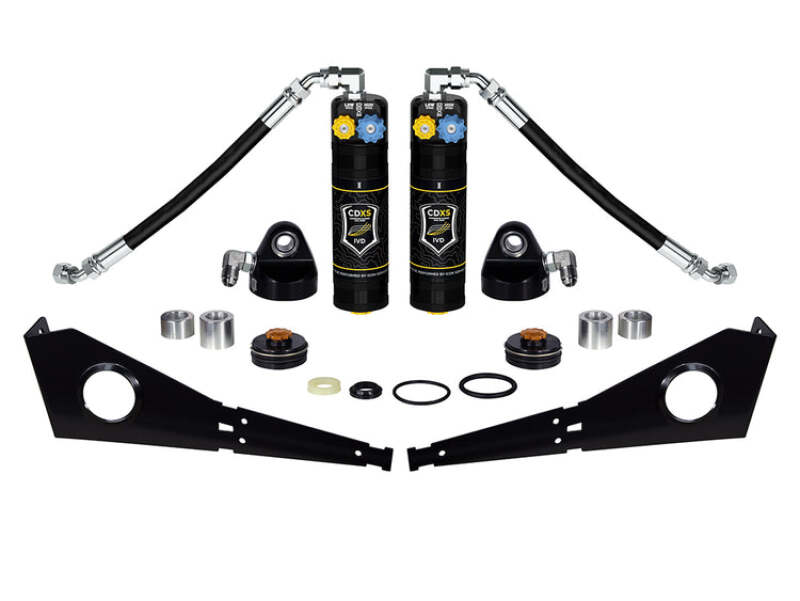 ICON 05-23 Tacoma/07-14 FJ/03-24 4Runner/03-23 GX Front Coilover Resi w/ CDXS Upgrade Kit Pair - 51035X