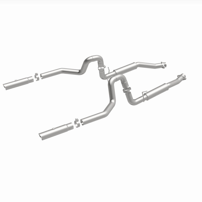 MagnaFlow 99-04 Mustang Mach 1 V8 4.6L Dual Split Rear Exit Stainless Cat-Back Performance Exhaust - 16394
