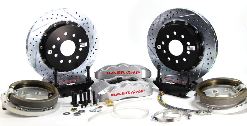 Baer Brakes 92-93 GMC Typhoon 14in Pro+ Rear Brake Kit-Silver- - 4302477S