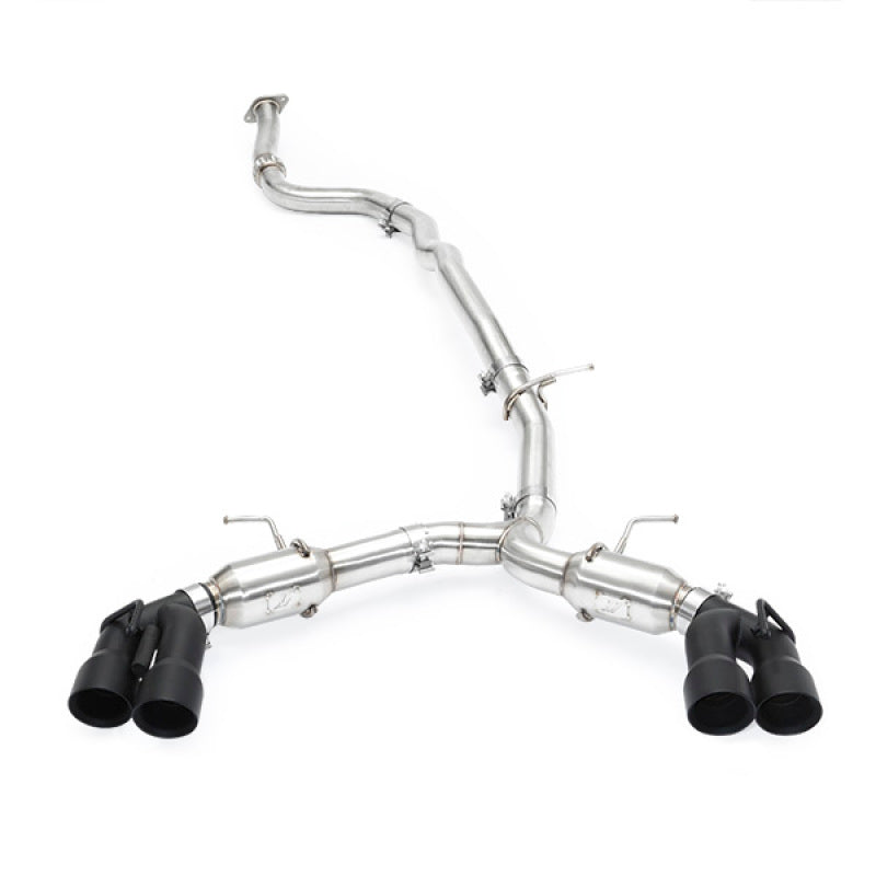 Mishimoto 2016+ Chevrolet Camaro 2.0T Quad Black Tip Cat-Back Exhaust - MMEXH-CAM4-16QTPBK