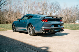 Corsa 24+ Ford Mustang Dark Horse 5.0L 3in Dual Rear Axle-Back w/Twin 4.5in Black PVD Straight Tip - 21268BLK