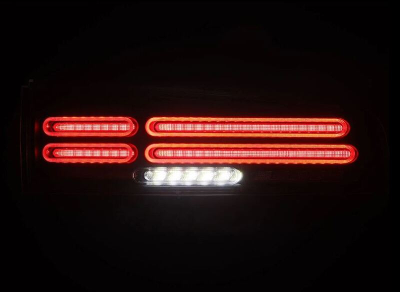 AlphaRex 23-25 Nissan Z Nova-Series Twin-Loop Style Prismatic LED Tail Lights - Black - 691010