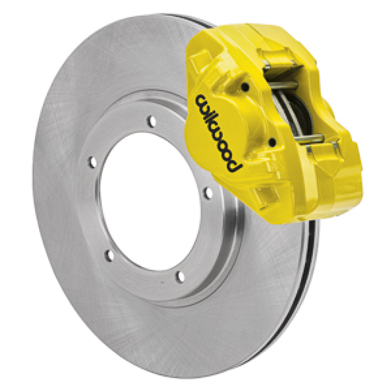 Wilwood 69-74 Porsche 911 D31 11.10in. Front Brake Kit w/ Flex Lines - Yellow - 140-17652-Y