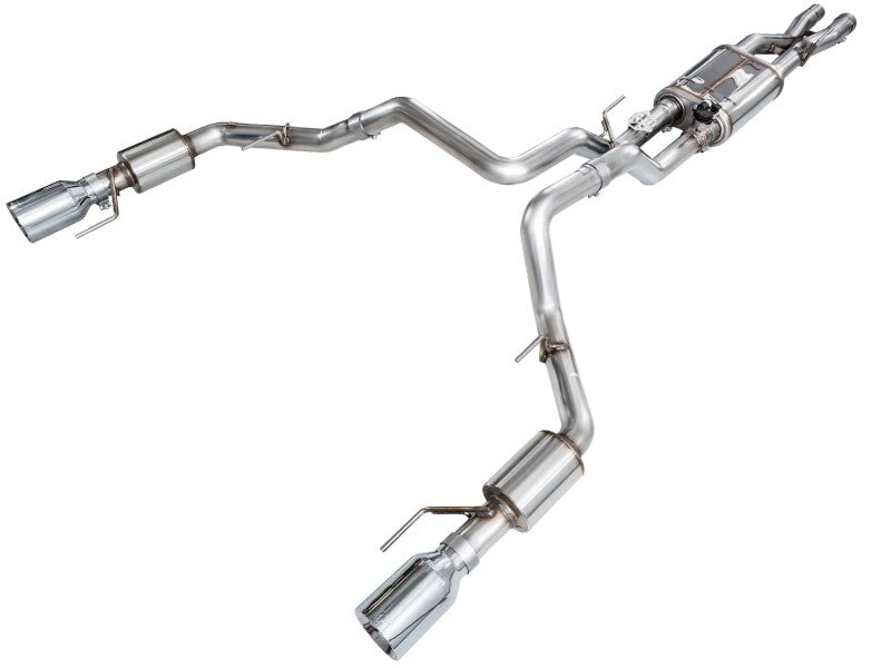 AWE Tuning Gen 3 Raptor R SwitchPath Exhaust - Chrome Silver Tips - 3025-32852