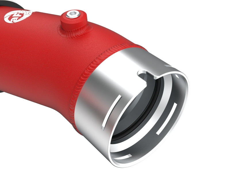 aFe 2024+ Toyota Tacoma BladeRunner 2.5in & 3in Aluminum Hot & Cold Charge Pipe Kit - Red - 46-20724-R