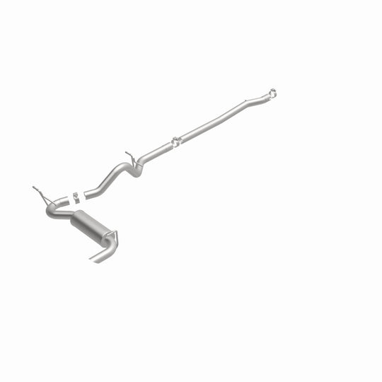MagnaFlow 12-14 Jeep Wrangler 4dr Single Straight Rear P/S Exit Stainless C/B Performance Exhaust - 15117