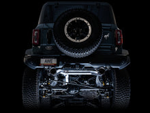 Load image into Gallery viewer, AWE Tuning 2021+ Ford Bronco 0FG Dual Rear Exit Exhaust w/Diamond Black Tips &amp; Bash Guard - 3015-33456
