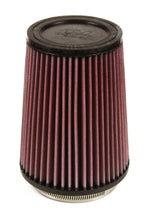 Load image into Gallery viewer, K&amp;N Filter Universal Rubber Filter 4 inch Flange 5 3/8 inch Base 4 3/8 inch Top 7 inch Height - RU-2590