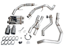 Load image into Gallery viewer, AWE Tuning Gen 3 Raptor SwitchPath Exhaust - Chrome Silver Tips - 3025-32356