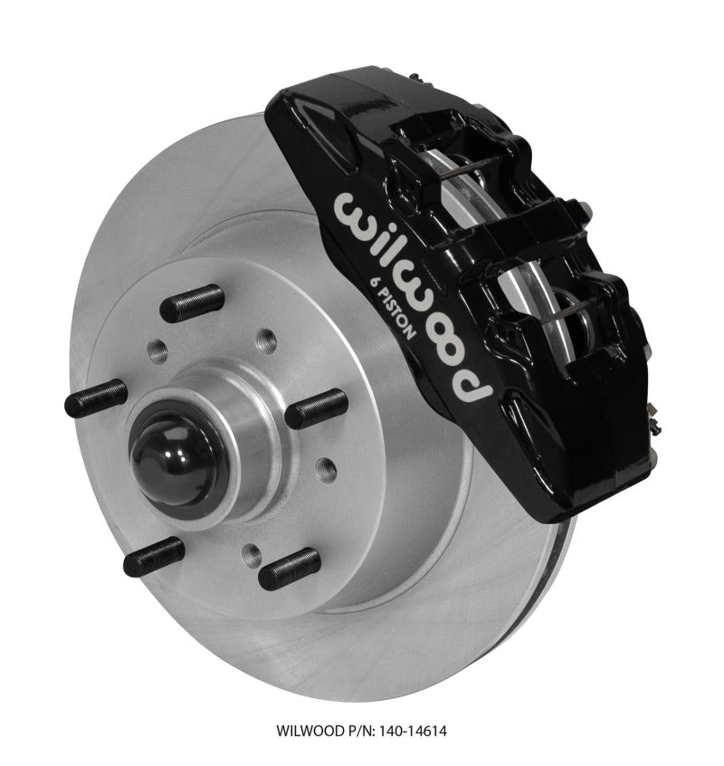 Wilwood Dynapro 6 Front Kit 11.75 Rotor Black 68-72 Ford F100 - 140-14614
