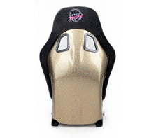 Load image into Gallery viewer, NRG FRP Bucket Seat ULTRA Edition - Medium (Black Alcantara/Gold Glitter Back) - FRP-303BK-ULTRA