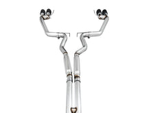 Load image into Gallery viewer, AWE Tuning 2018+ Ford Mustang GT (S550) Cat-Back Exhaust - Track Edition (Quad Diamond Black Tips) - 3020-43072