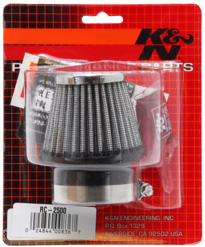 K&N Universal Clamp-On Air Filter 1-15/16in FLG / 3in B / 2in T / 2-1/2in L - RC-2500