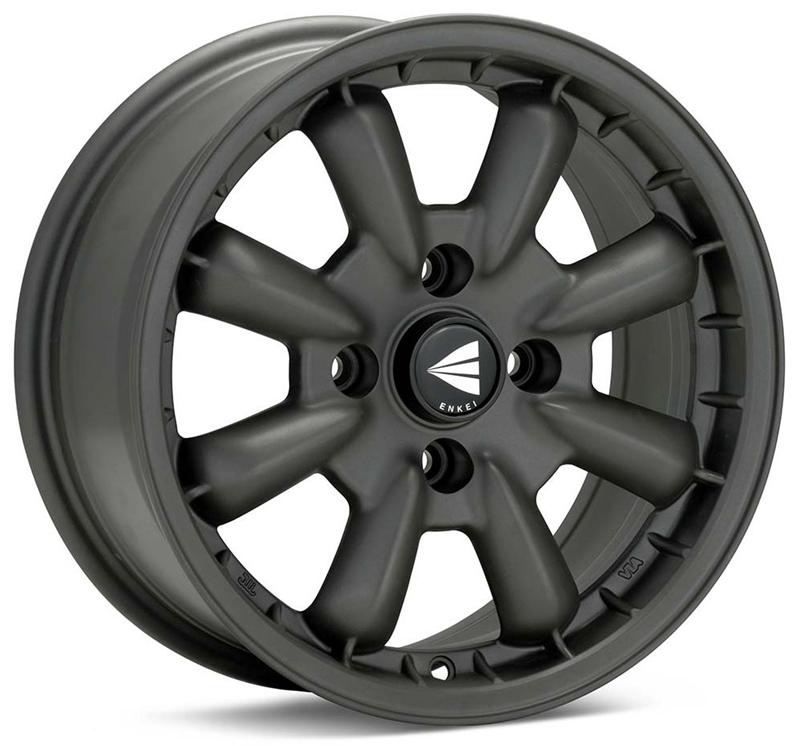 Enkei Compe 15x7 38mm Offset 4x100 Bolt Pattern 72.6mm Bore Dia Matte Gunmetal Wheel - 477-570-4938GM