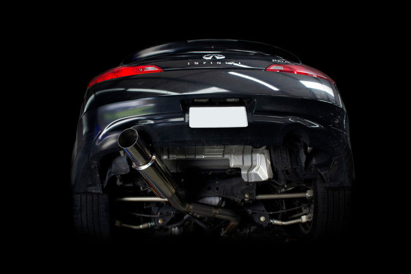 ISR Performance GT Single Exhaust - Infiniti G37 Coupe RWD - IS-GT-G37C