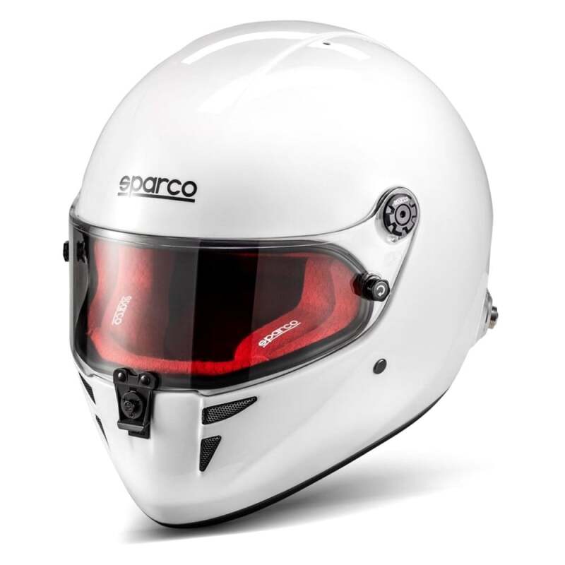 SPARCO Stealth RF Helmet - X Small - White/Red - BRH0007B0W090XS