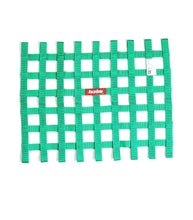 Load image into Gallery viewer, RaceQuip Green SFI Ribbon Window Net - 725075