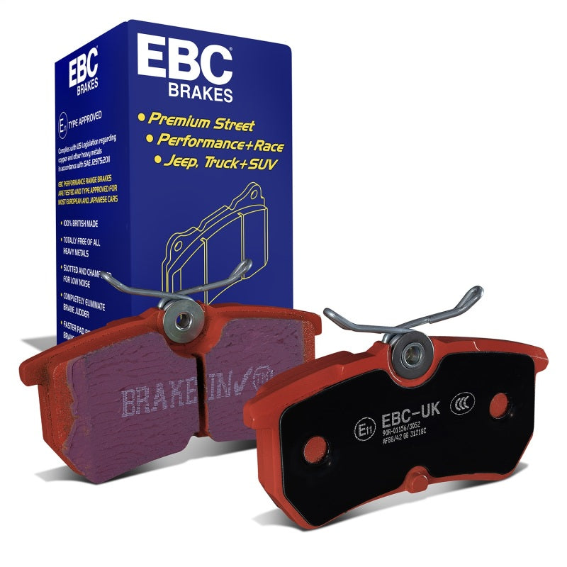 EBC 13+ Ford Fiesta 1.6 Turbo ST Redstuff Rear Brake Pads - DP31218C