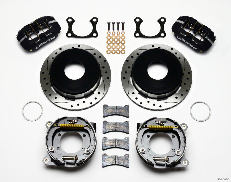 Wilwood Dynapro Low-Profile 11.00in P-Brake Kit Drilled Big Ford 2.36in Offset Currie - 140-11388-D